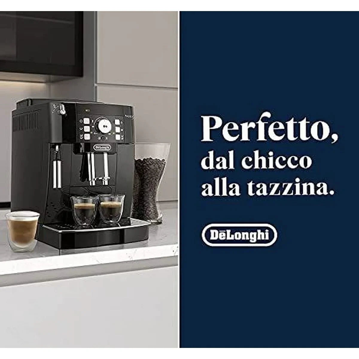 Caffettiera superautomatica DeLonghi ECAM 21.110.B Nero 1450 W 15 bar 1,8 L - Yestore