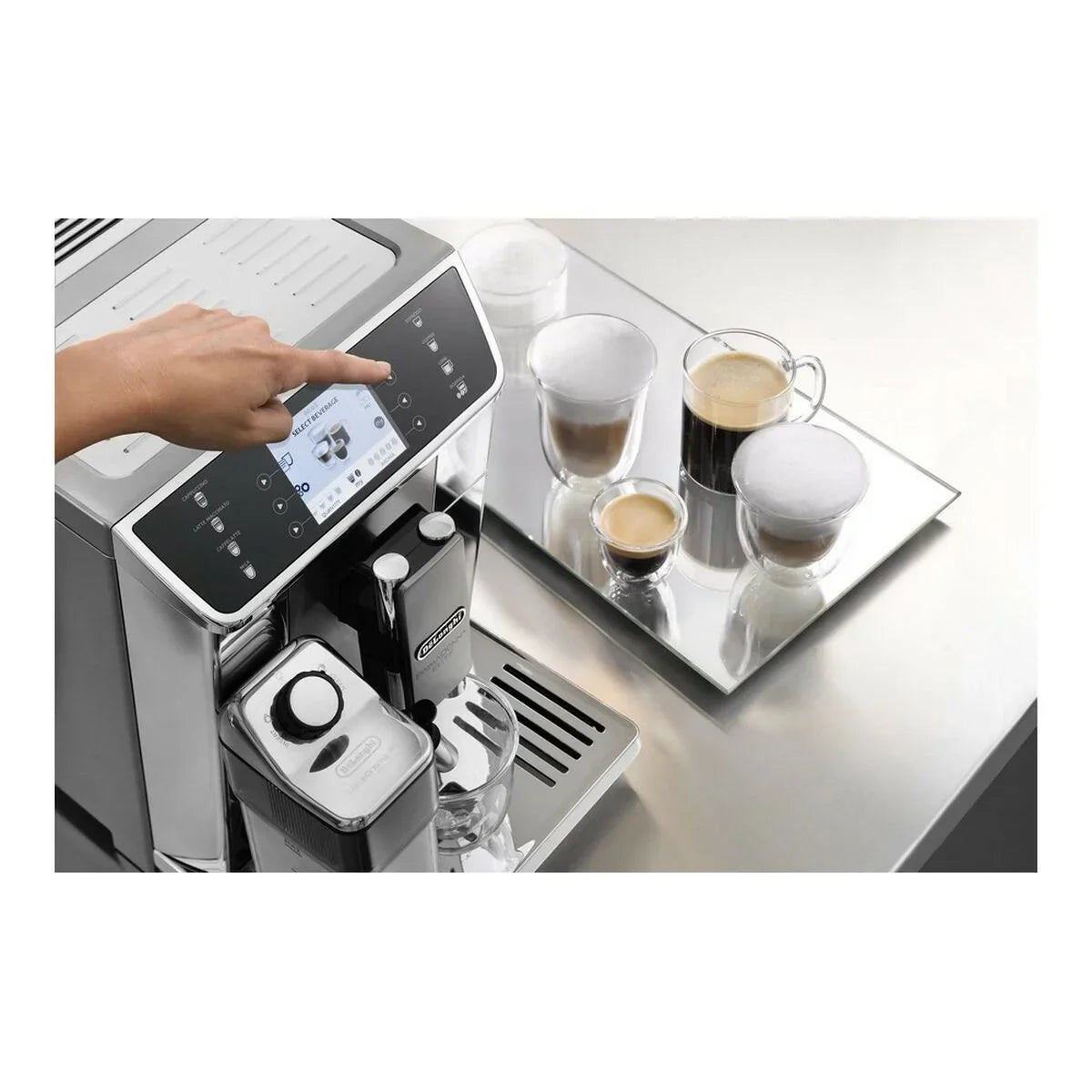 Caffettiera superautomatica DeLonghi ECAM65055MS 1450 W Grigio 1450 W 2 L - Yestore