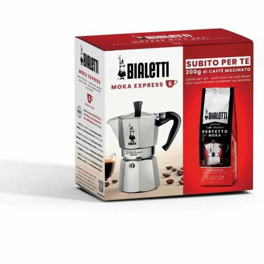 Caffettiera Italiana Bialetti Moka Classico Grigio 3 Tazze - Yestore
