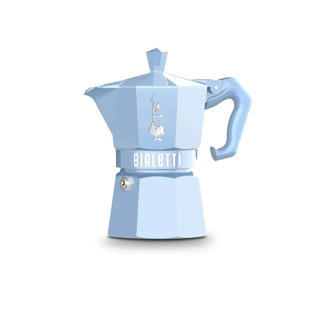 Caffettiera Italiana Bialetti MOKA EXCLUSIVE Azzurro Alluminio 3 Tazze - Yestore