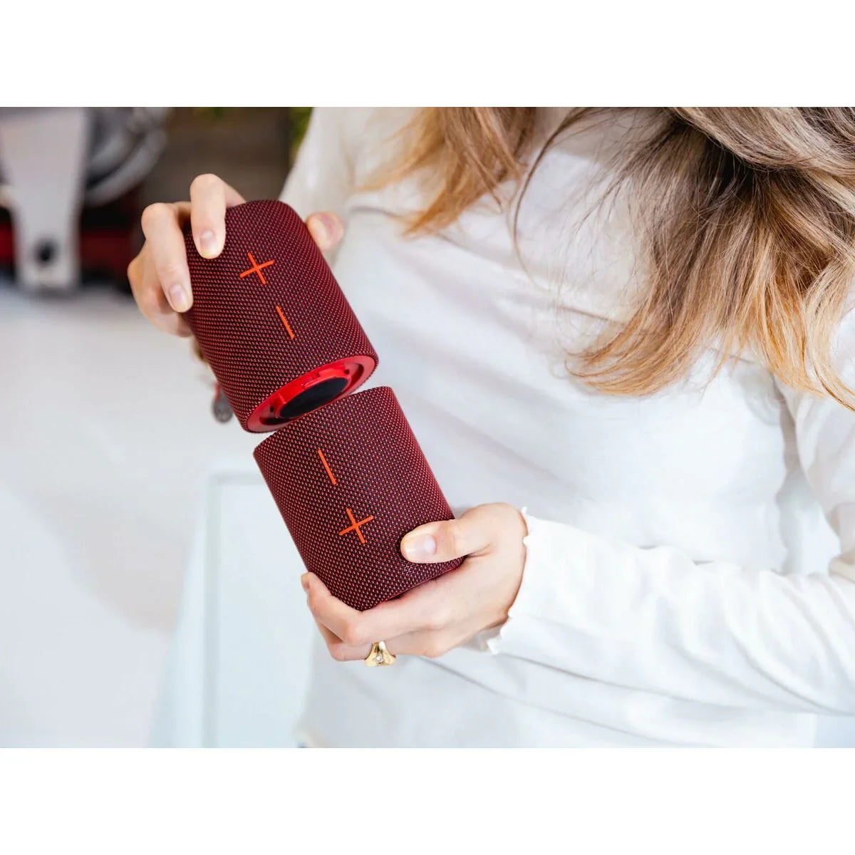 Altoparlante Portatile Trevi Trevi XR 8A44 DOUBLE Rosso - Yestore