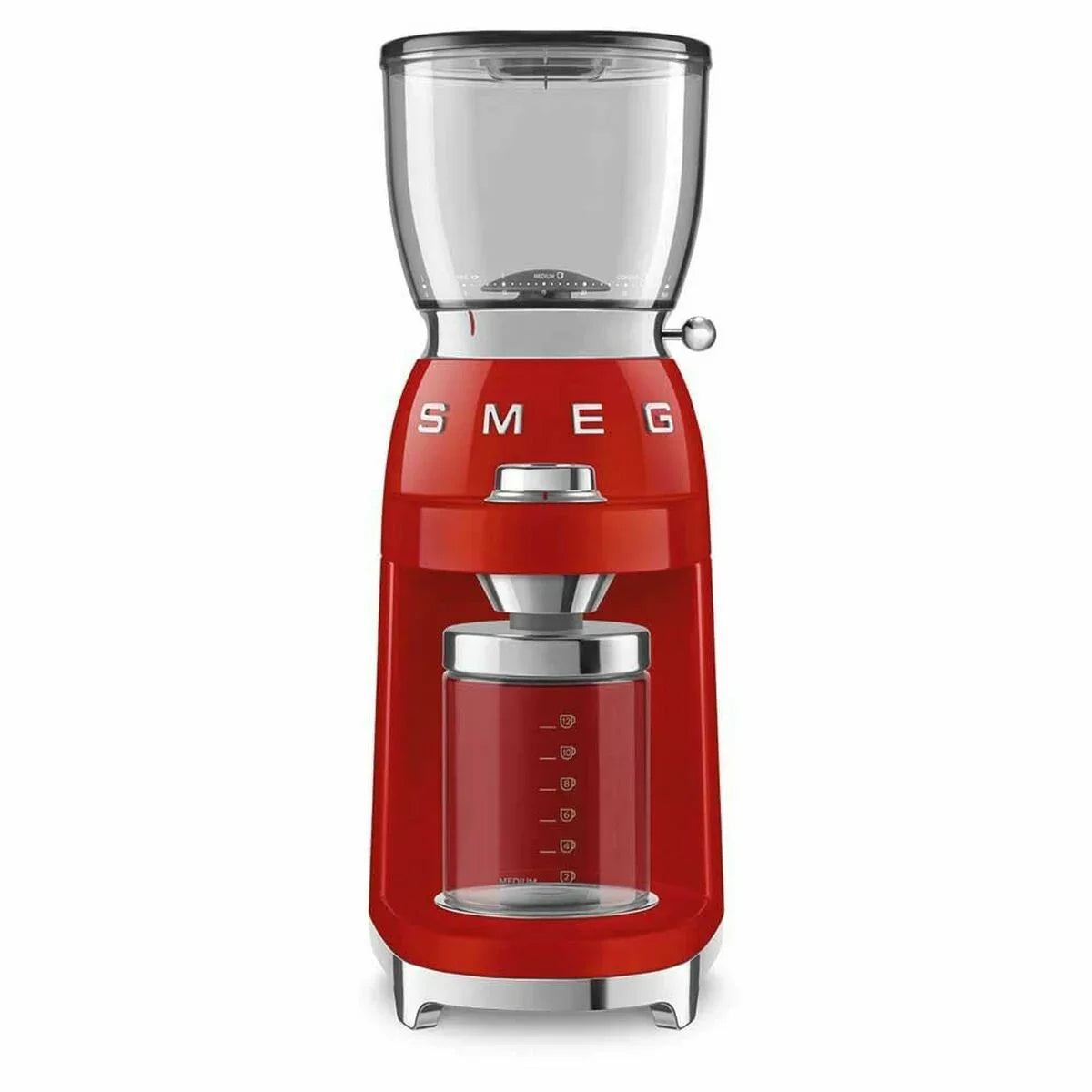 Macinino Elettrico Smeg CGF11RDEU Rosso 150 W - Yestore