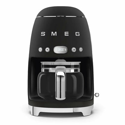 Drip Coffee Machine Smeg DCF02BLMEU 1050 W Matte back - Yestore