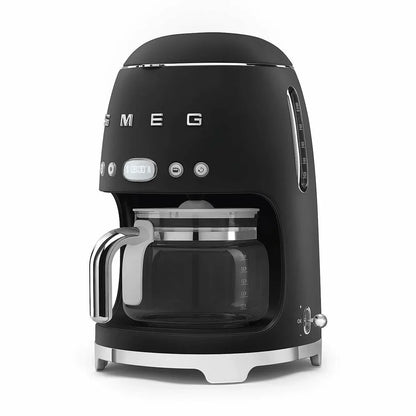 Drip Coffee Machine Smeg DCF02BLMEU 1050 W Matte back - Yestore