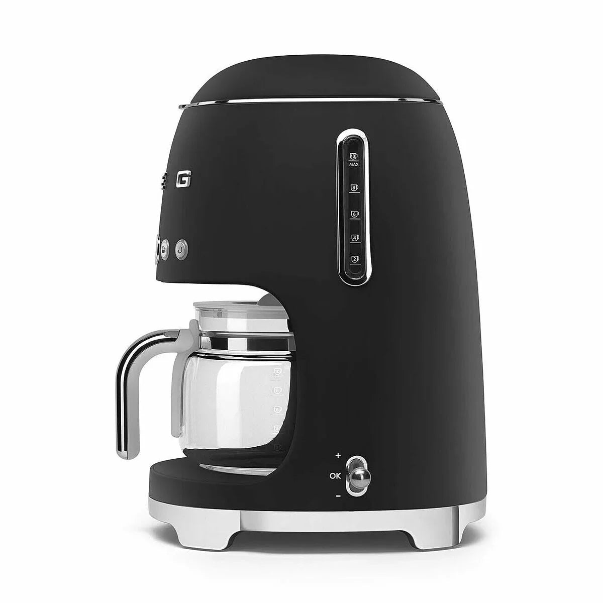 Drip Coffee Machine Smeg DCF02BLMEU 1050 W Matte back - Yestore