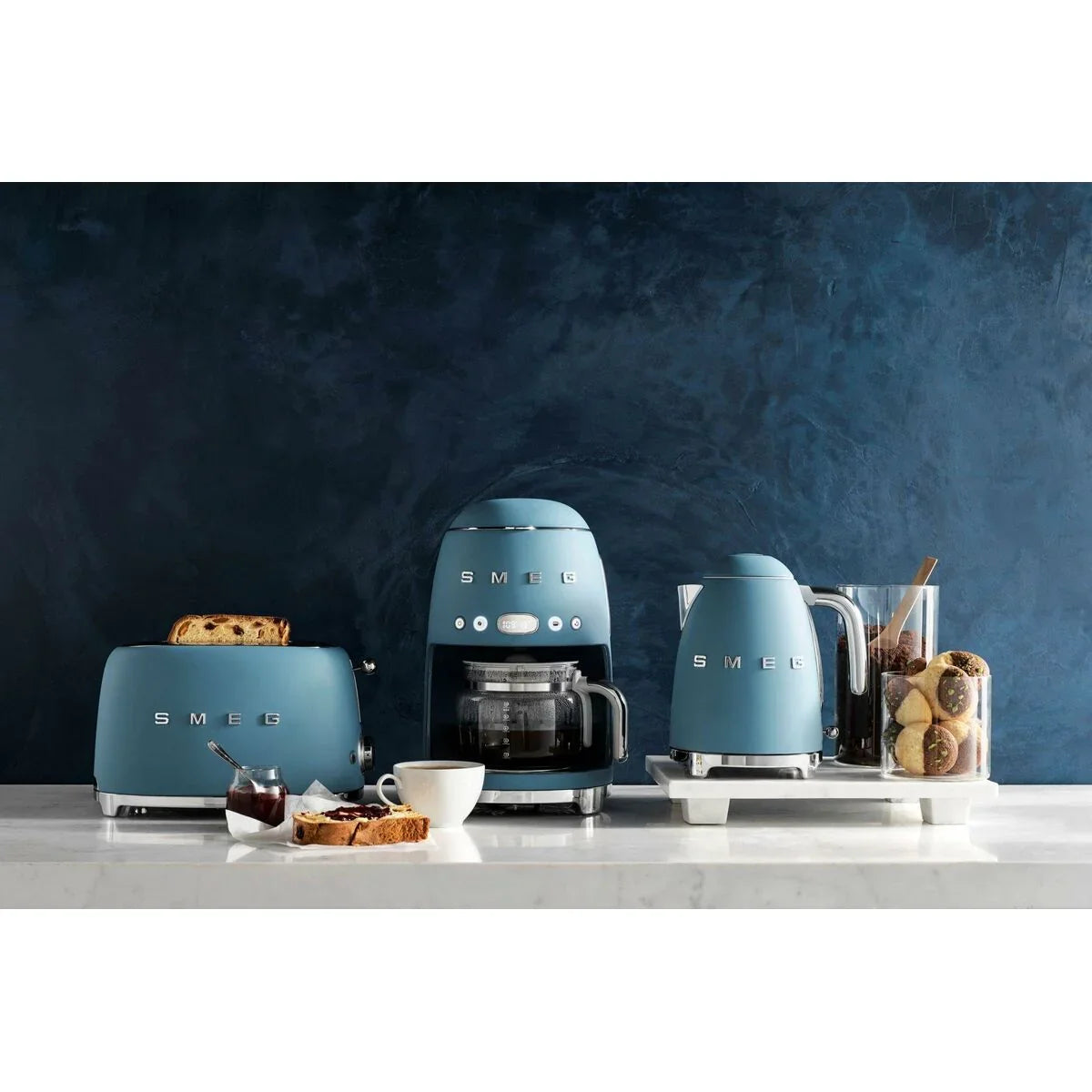 Caffettiera Americana Smeg DCF02SBMEU Azzurro 1,4 L - Yestore