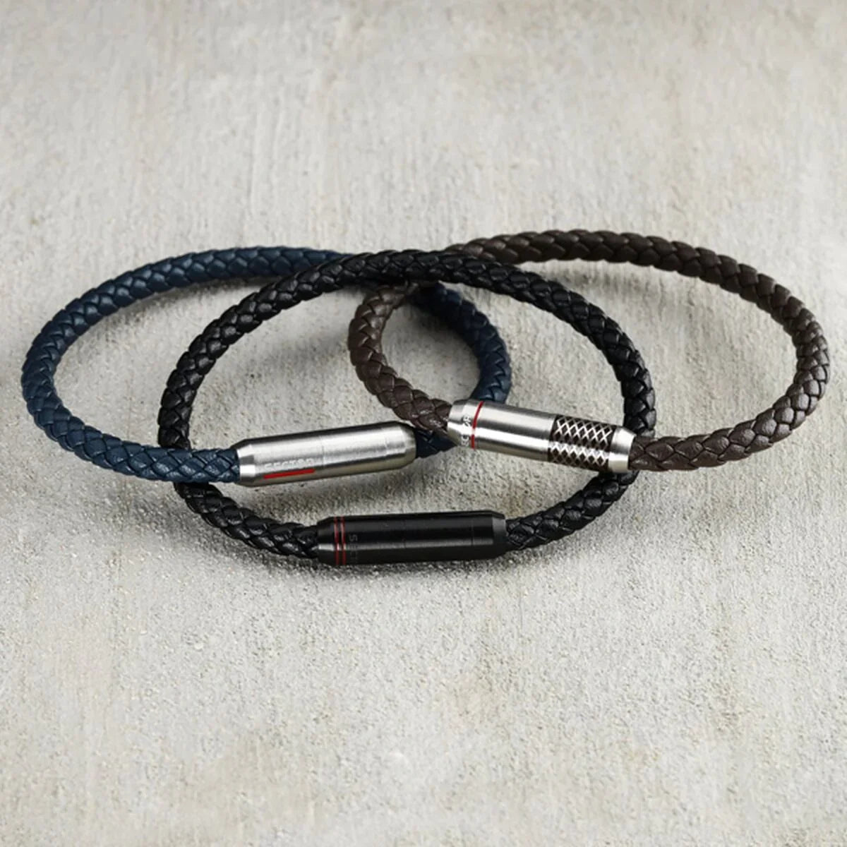 Bracciale Uomo Sector SZV101 Argento Nero - Yestore