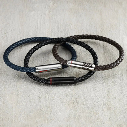 Bracciale Uomo Sector SZV101 Argento Nero - Yestore