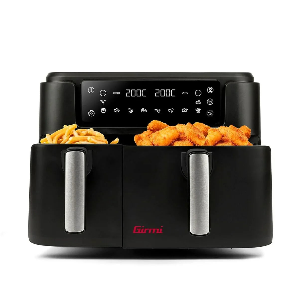 Friggitrice ad Aria Girmi FG26 Nero 2400 W - Yestore