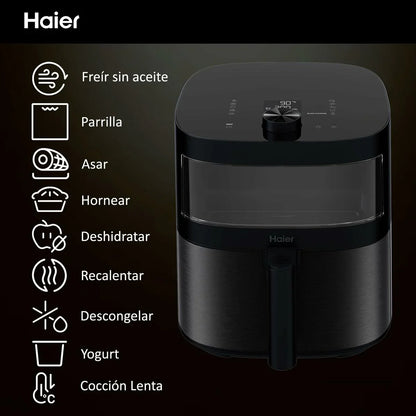 Friggitrice ad Aria Cecotec HAF5TWA 011 Nero 2000 W 6,5 L - Yestore