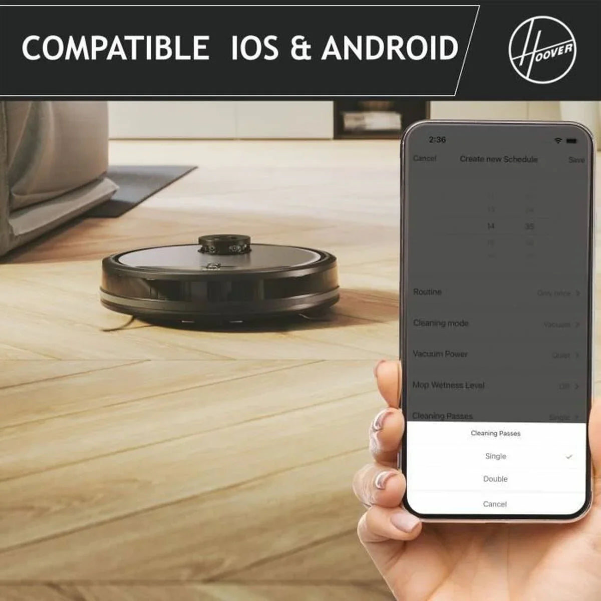 Robot Aspirapolvere Hoover HG5 - Yestore