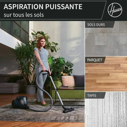 Aspirapolvere Hoover HP110HM Azzurro 700 W - Yestore