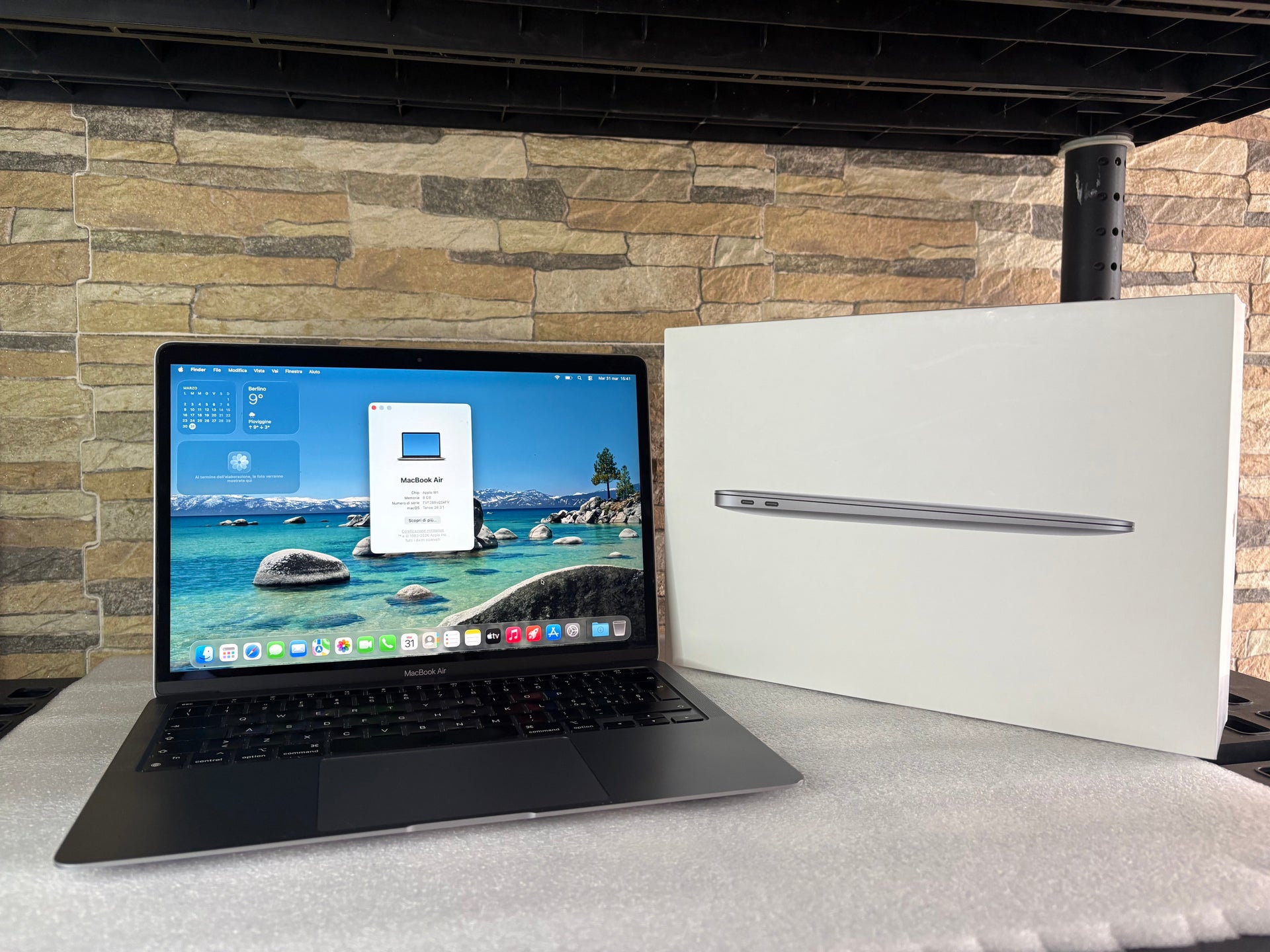 MacBook Air 13" M1 2020 | 8GB RAM | 256GB SSD | 7-Core GPU | Grigio