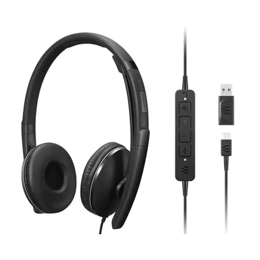 Headphones Lenovo 4XD1M45627 Black - Yestore