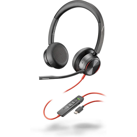 Headphones Poly 8X223AA Black - Yestore