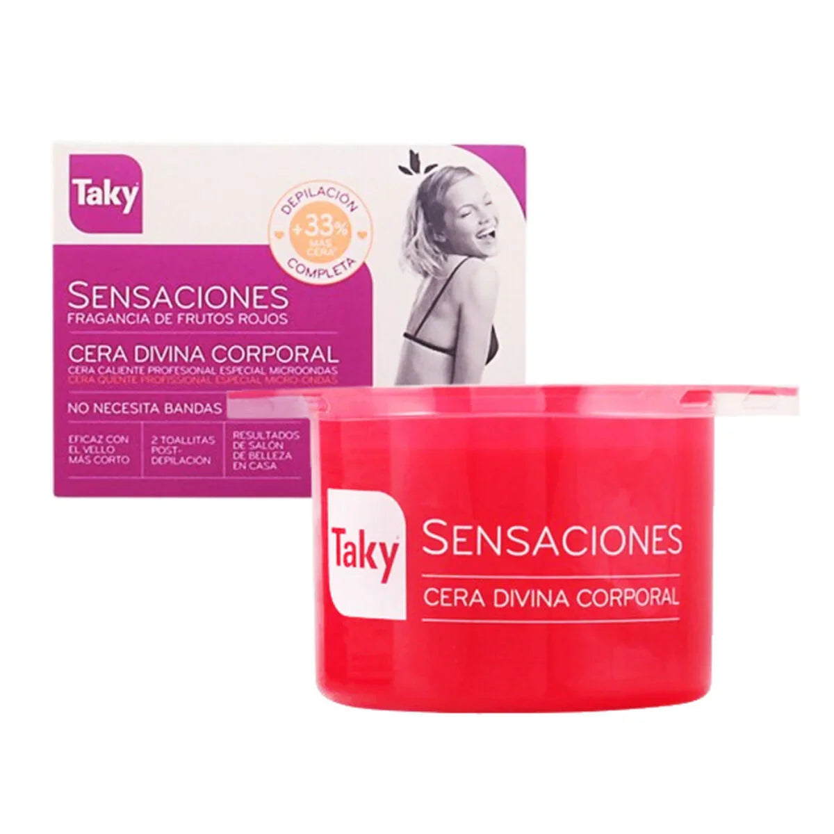 Body Hair Removal Wax Sensaciones Taky (400 g) - Yestore