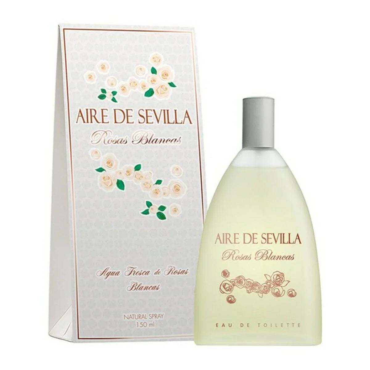 Profumo Donna Aire Sevilla AIRE DE SEVILLA ROSAS BLANCAS EDT 150 ml - Yestore