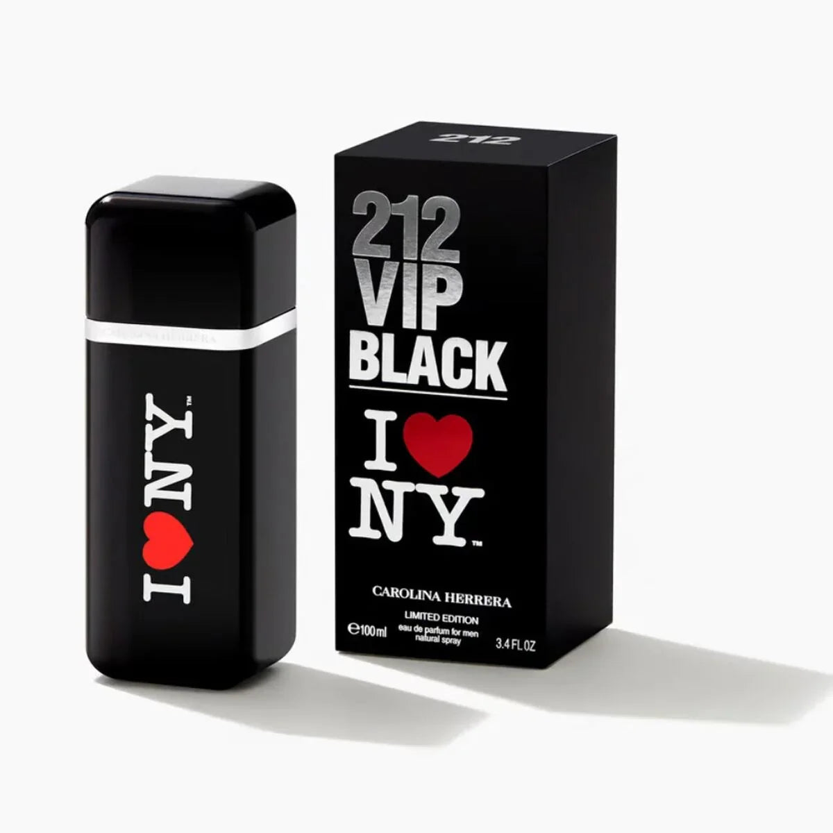 Men's Perfume Carolina Herrera EDP 212 VIP Black I Love NY 100 ml - Yestore