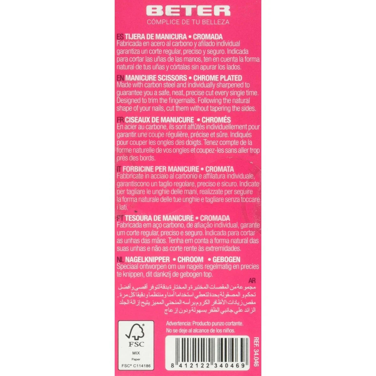 Forbici per Unghie Beter Tijeras Curva - Yestore