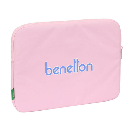 Laptop Cover Benetton Pink Pink (34 x 25 x 2 cm) - Yestore