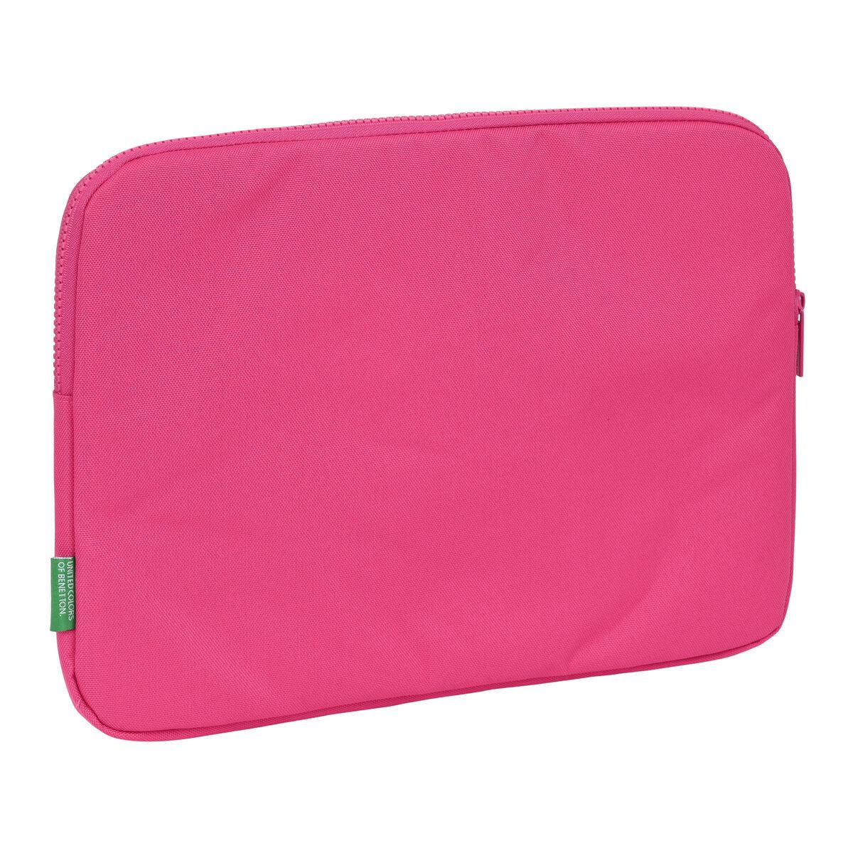Laptop Cover Benetton Raspberry Fuchsia (34 x 25 x 2 cm) - Yestore