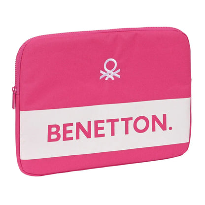 Laptop Cover Benetton Raspberry Fuchsia (34 x 25 x 2 cm) - Yestore