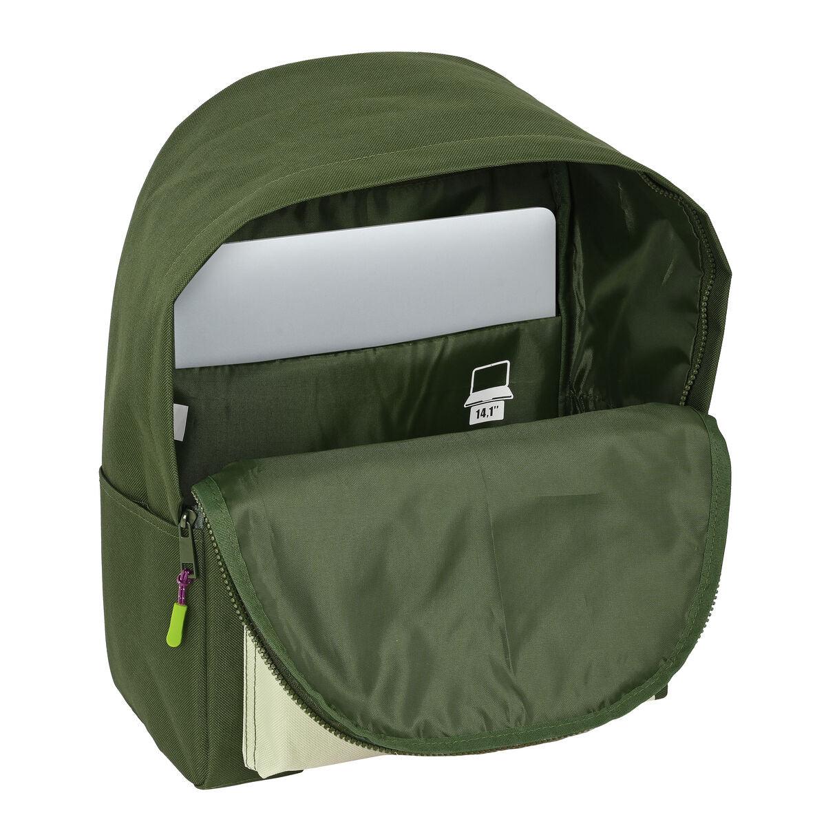 Laptop Backpack Munich Bright Khaki Green 31 x 40 x 16 cm - Yestore