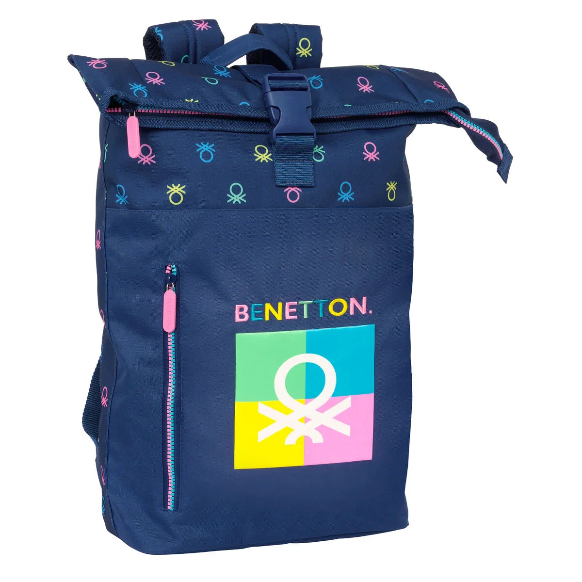 Laptop Backpack Benetton Cool Navy Blue 28 x 42 x 13 cm - Yestore