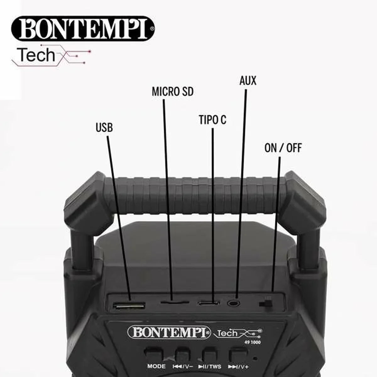Altoparlante Bluetooth con Microfono Karaoke Colorbaby - Yestore