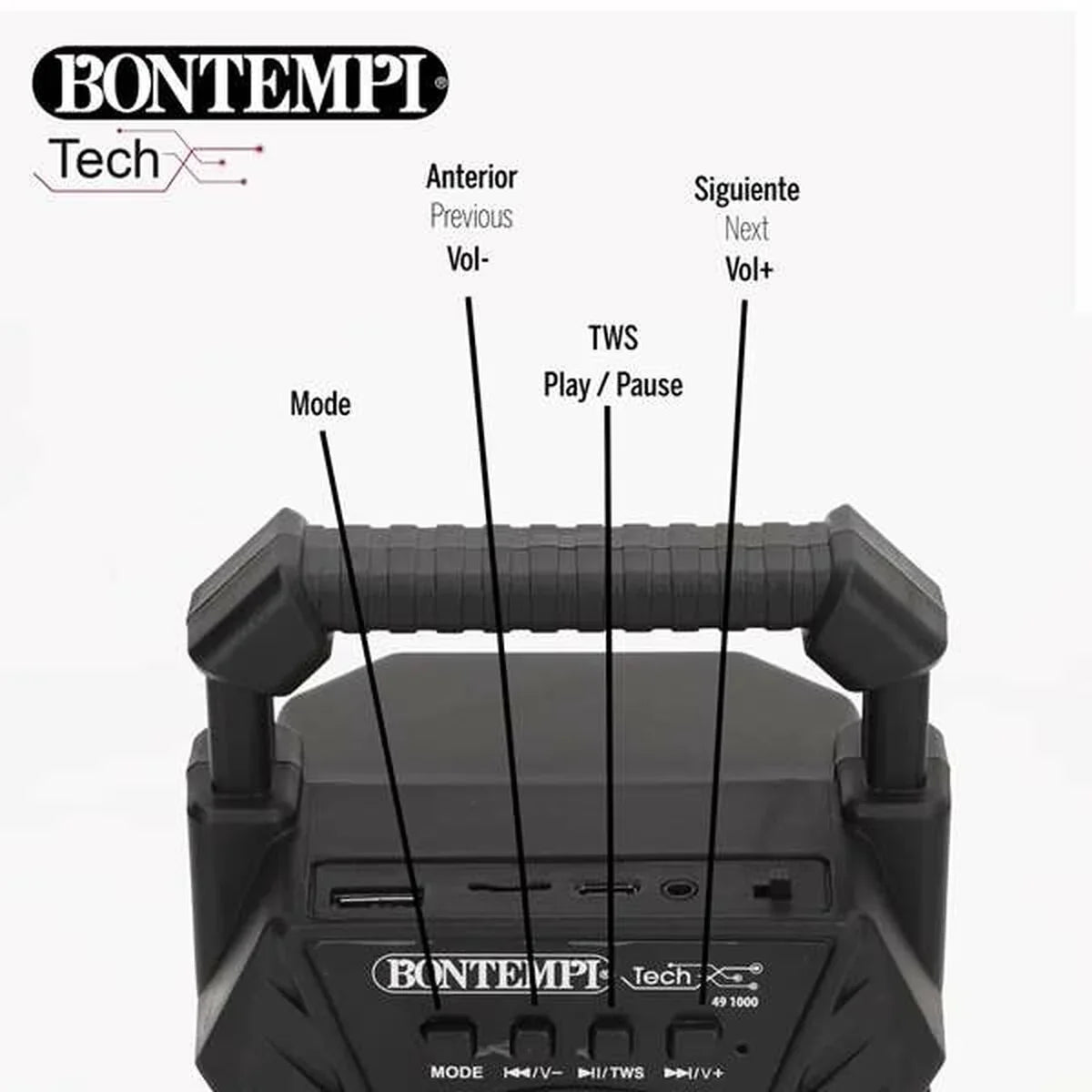 Altoparlante Bluetooth con Microfono Karaoke Colorbaby - Yestore