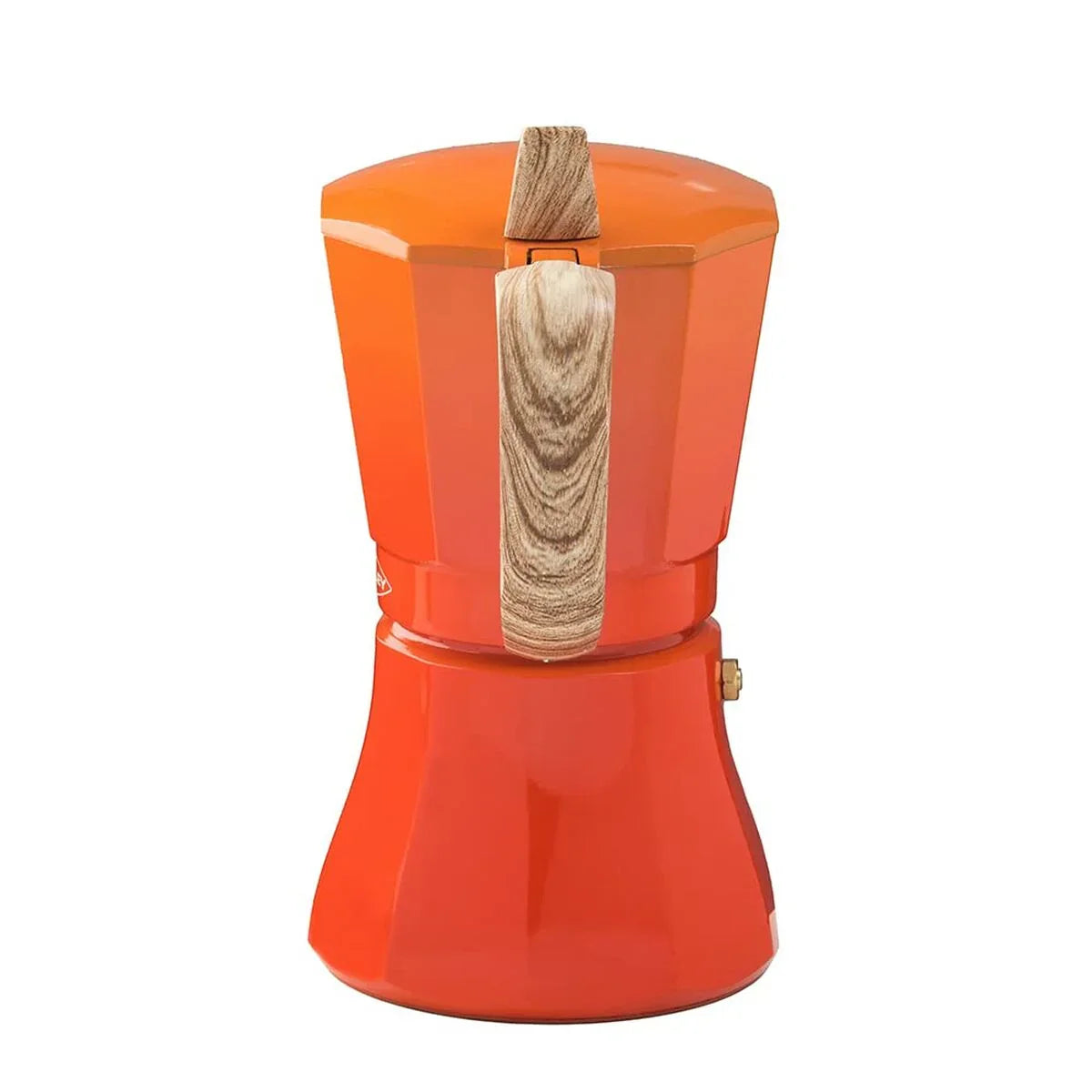 Caffettiera Italiana Oroley Petra Arancio Alluminio 9 Tazze - Yestore