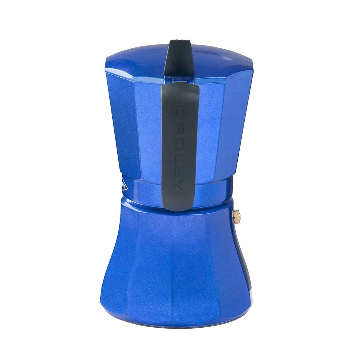 Caffettiera Italiana Oroley Petra Azzurro Alluminio 6 Tazze - Yestore