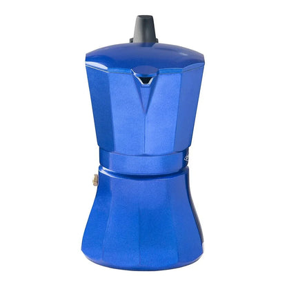 Caffettiera Italiana Oroley Petra Azzurro Alluminio 6 Tazze - Yestore