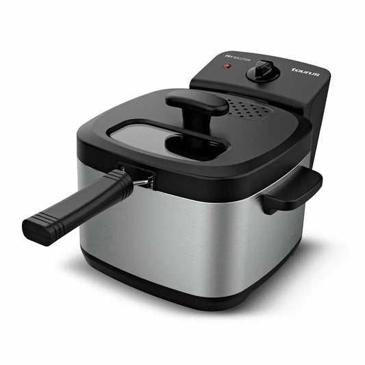 Friggitrice Taurus DF1200 2000 W 1,5 L Nero Argentato - Yestore