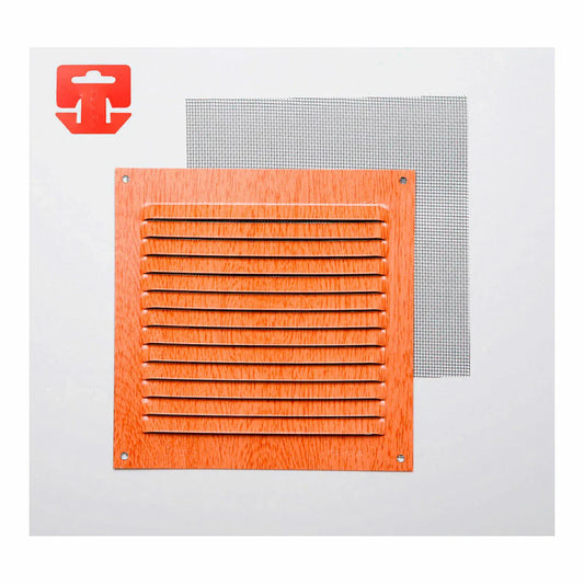 Griglia Fepre Zanzariera Alluminio Faggio (15 x 15 cm) - Yestore