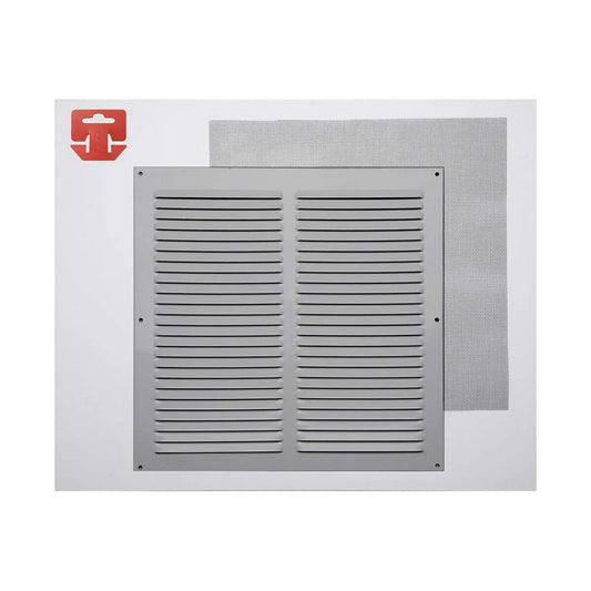Griglia Fepre Zanzariera Alluminio Cromato (30 x 30 cm) - Yestore