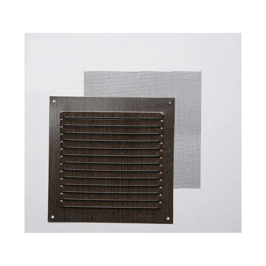 Griglia Fepre Zanzariera Alluminio Wengue (15 x 15 cm) - Yestore