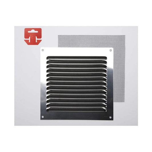 Griglia Fepre Zanzariera Acciaio inossidabile Cromato (15 x 15 cm) - Yestore