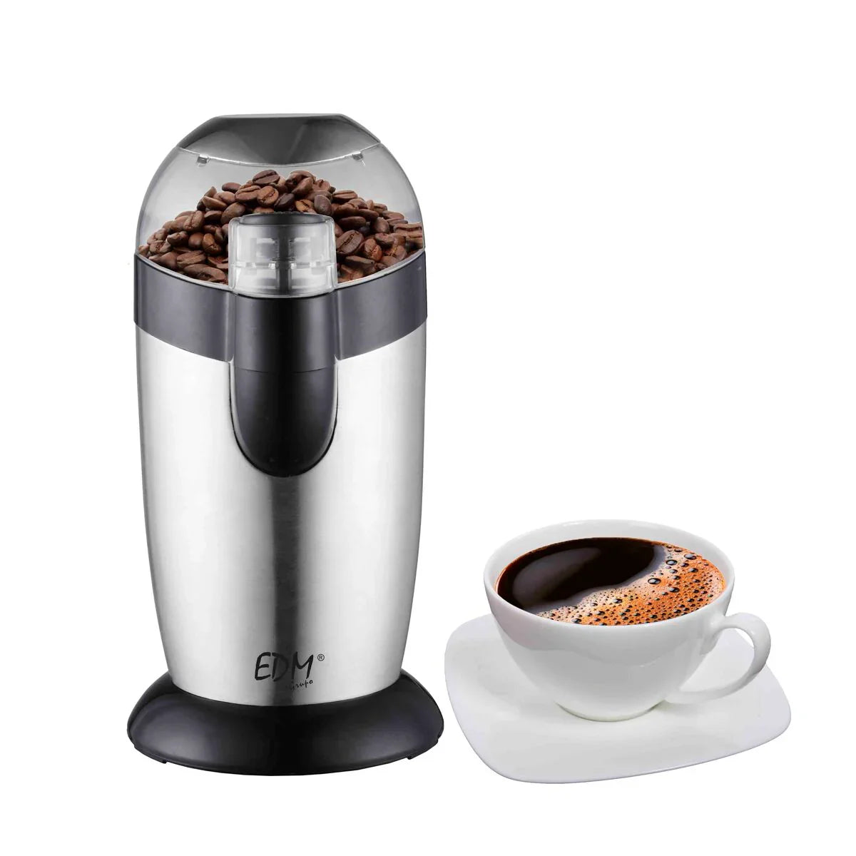 Macinacaffè EDM 07651 120 W Multicolore 1 L - Yestore