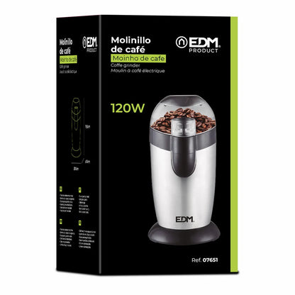 Macinacaffè EDM 07651 120 W Multicolore 1 L - Yestore