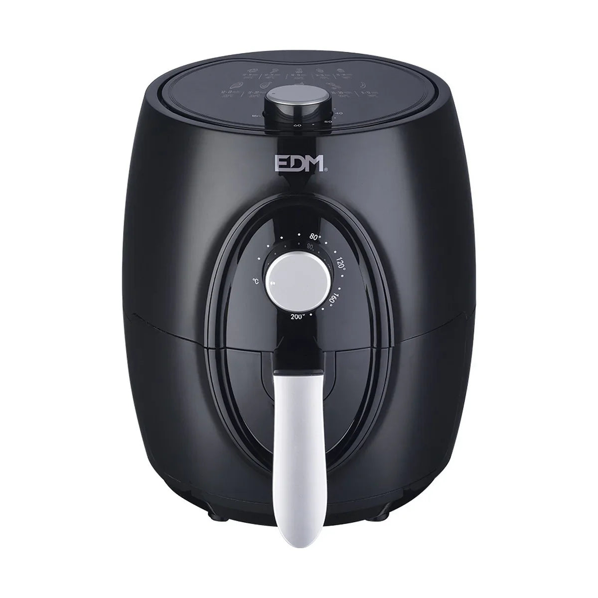 Friggitrice ad Aria EDM 07654 1400 W 3,6 L Multicolore - Yestore