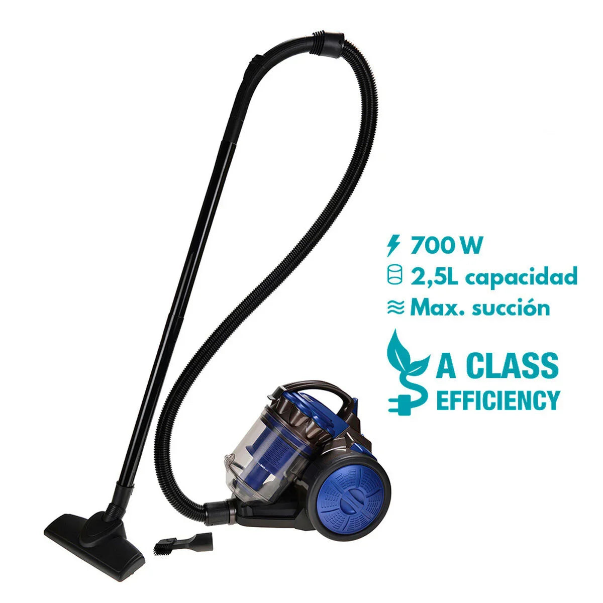 Aspirapolvere senza Sacchetto EDM 07696 Azzurro 700 W - Yestore