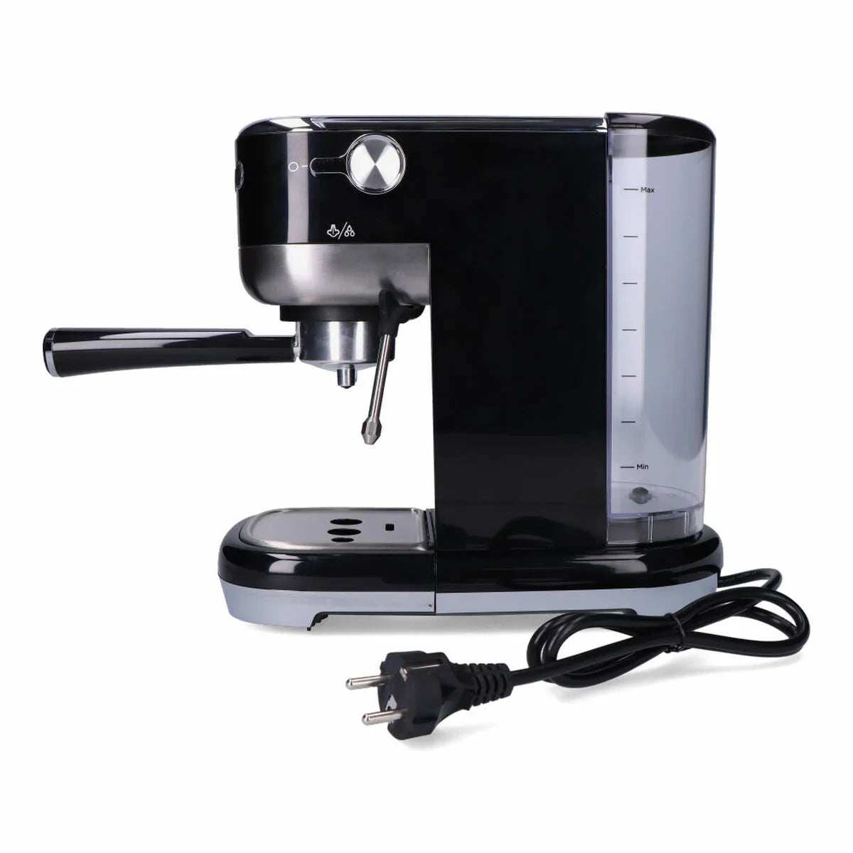 Caffettiera Express a Leva EDM 07707 Nero 2 Tazze 1,3 L - Yestore