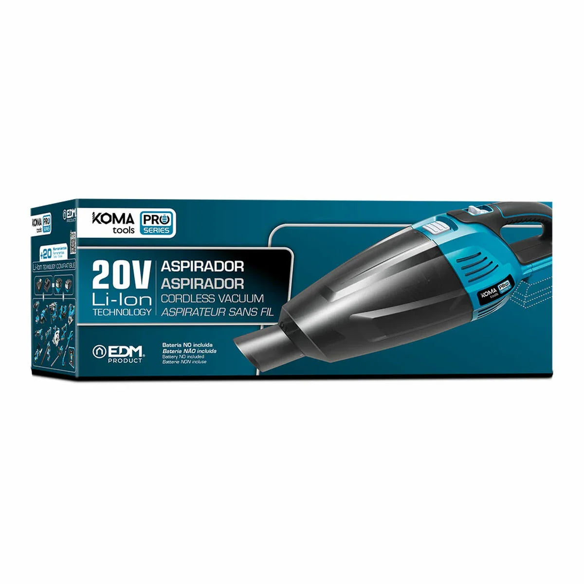 Aspirapolvere a Mano Koma Tools Pro Series 45,5 x 13,5 cm - Yestore