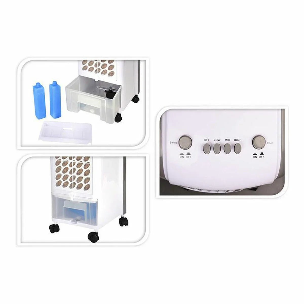 Climatizzatore Portatile EDM 33516 80 W 3,6 L - Yestore