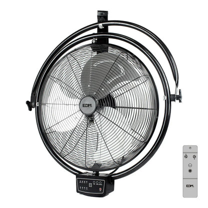 Ventilatore da Parete EDM 33520 Nero 120 W industriale Soffitto - Yestore