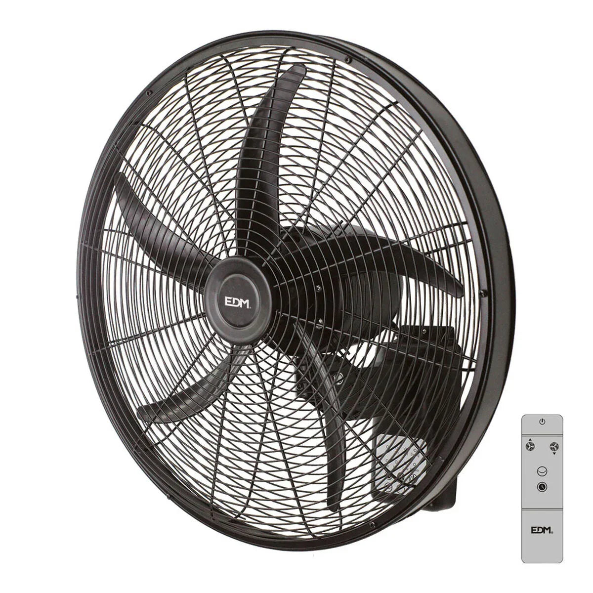 Ventilatore da Parete EDM 33521 Nero 100 W Ø 45 cm - Yestore