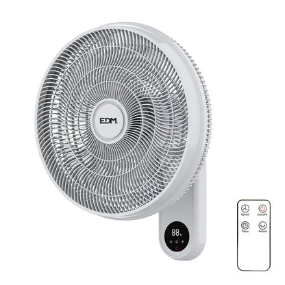 Ventilatore da Parete EDM Bianco 50 W - Yestore