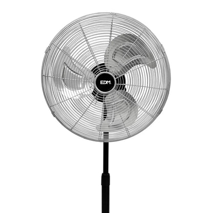 Ventilatore a Piantana EDM 33528 Nero opaco 80 W Ø 50 cm industriale - Yestore