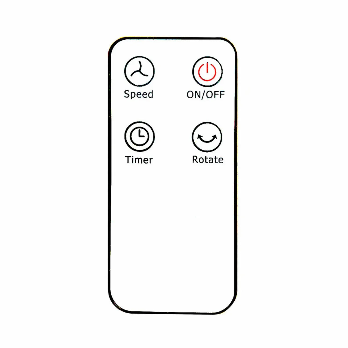 Telecomando per ventilatore (aria condizionata) EDM 33529 33527 Bianco Ricambio - Yestore